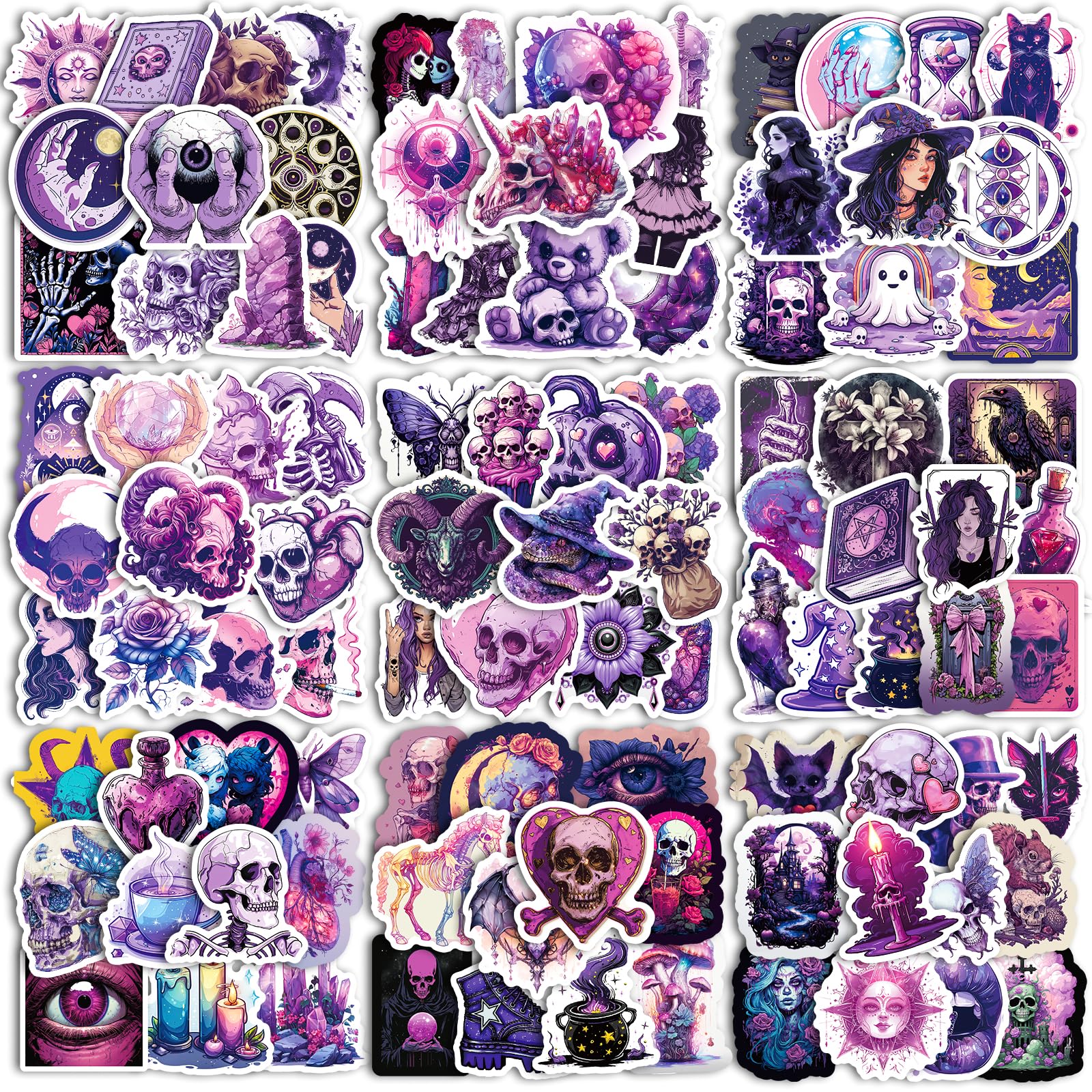 Amazon.com: LIFEBE 100pcs Gothic Stickers Pack for Adults, Teens